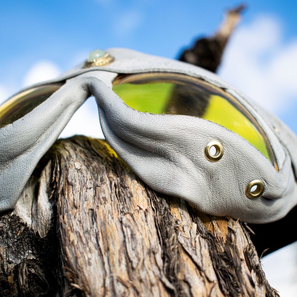 Leather Goggles, Burning Man, Steam Punk - Picture 8 of 8